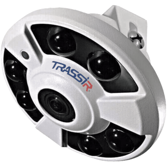 4 Мп FishEye-камера TRASSIR TR-D9141IR2 (1.4 мм) с ИК-подсветкой 20 м