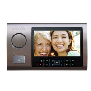 Цветной монитор видеодомофона без трубки (hands-free) - KW-S701C бронзовый