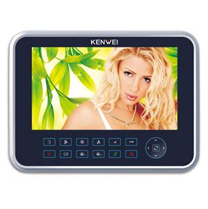 Цветной монитор видеодомофона без трубки (hands-free) - KW-129C-W200