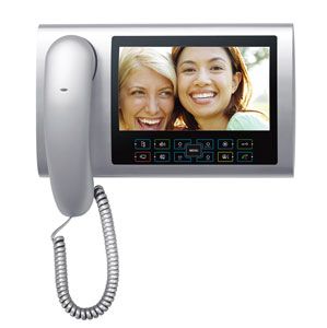 Цветной монитор видеодомофона с трубкой - KW-S700C-M200 серебро