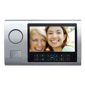 Цветной монитор видеодомофона без трубки (hands-free) - KW-S701C-M200 серебро УЦЕНКА