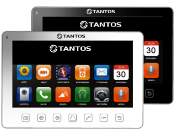 TANTOS Prime Slim (black) VZ Монитор видеодомофона