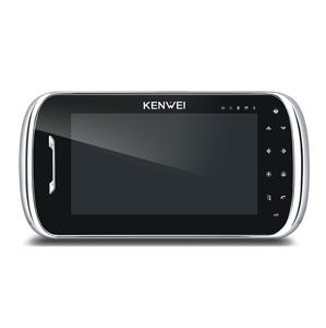 Цветной монитор видеодомофона без трубки (hands-free) - KW-S704C-W200 черный