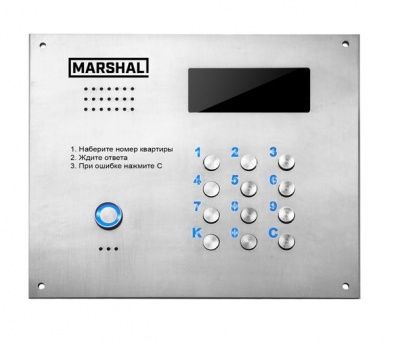 Маршал CD-7000-TM-V-PAL-W Евростандарт Вызывная видеопанель