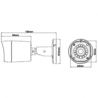 DH-HAC-HFW2200RMP-0360B Гибридная видеокамера Dahua