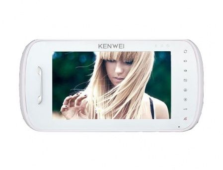 Видеодомофон для цифрового домофона - KW-E703FC-M200 белый XL