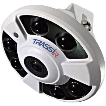 6 Мп IP-камера TRASSIR TR-D9161IR2 (1.4 мм) с FishEye объективом и ИК-подсветкой