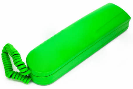 LASKOMEX LM-8d светло-зеленая бархатная Трубка аудиодомофона