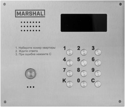 Маршал CD-7000-TM-W Евростандарт Вызывная аудиопанель