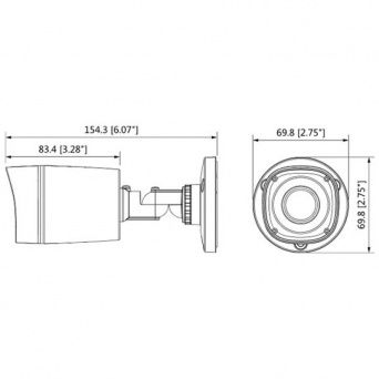 DH-HAC-HFW1220RP-0360B Гибридная видеокамера Dahua