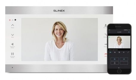 Видеодомофон Slinex SL-10IPT (silver + white)