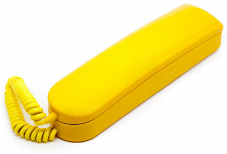LASKOMEX LM-8d желтая бархатная Трубка аудиодомофона