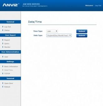 Биометрическая система учета рабочего времени Anviz С2 WEB Server